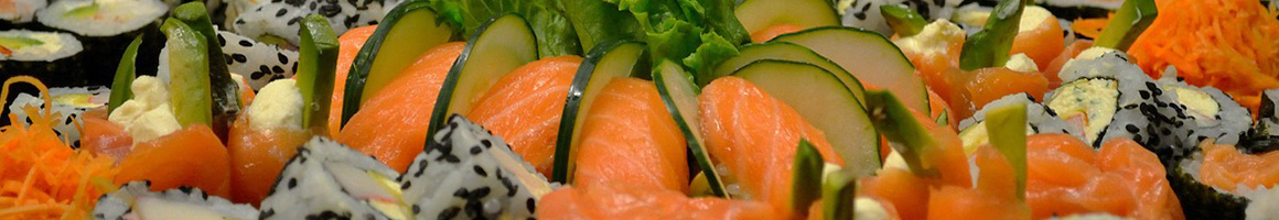 Eating Japanese Sushi at Sushi Oaks restaurant in Newbury Park, CA.